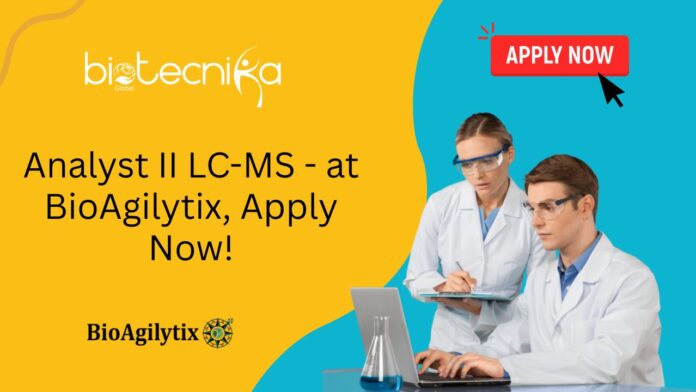 Analyst II LC-MS - at BioAgilytix (2)