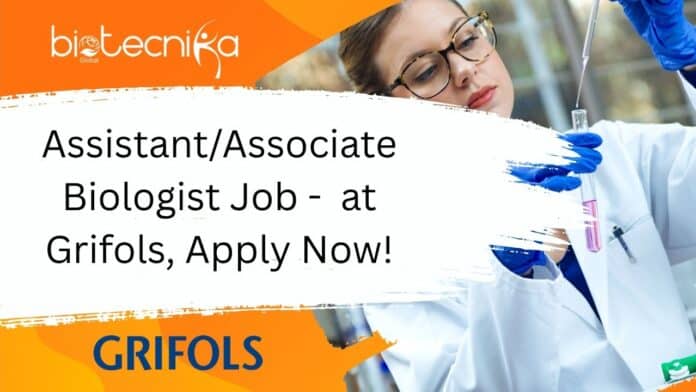 Assistant/Associate Biologist Job