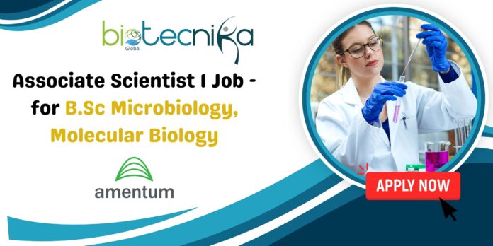 Associate Scientist 1 Job