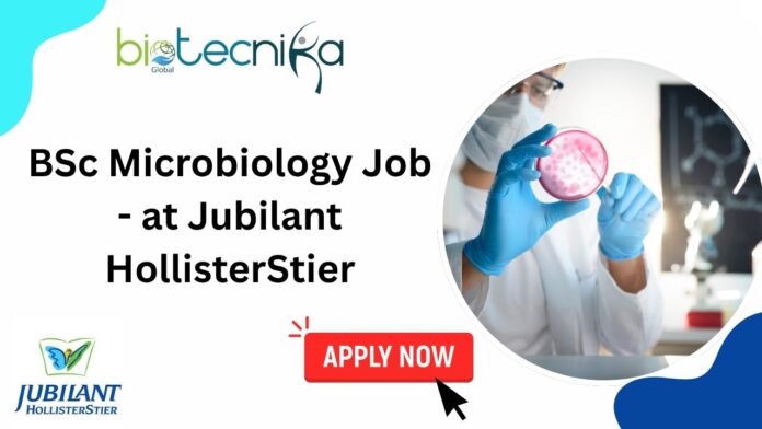 BSc Microbiology Job