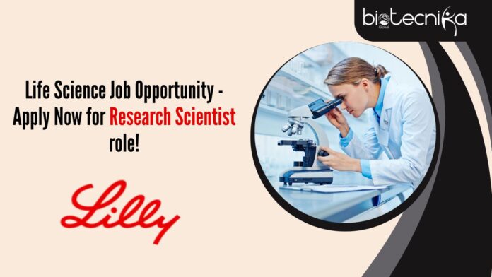 Life Science Job Opportunity - Apply Now for Research Scientist role!