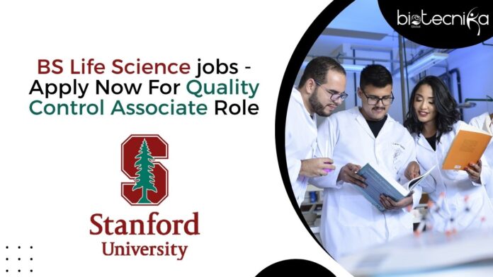 BS Life Science jobs - Apply Now For Quality Control Associate Role