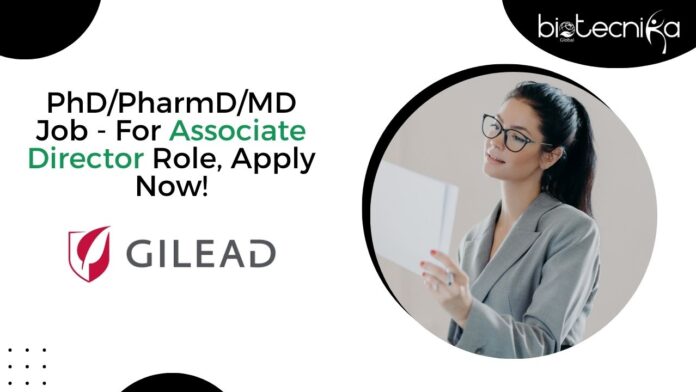 PhD/PharmD/MD Job - For Associate Director Role, Apply Now!