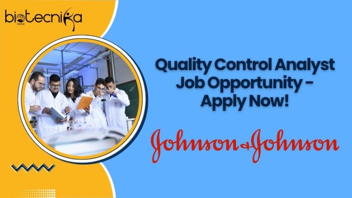 Quality Control Analyst Job Opportunity - Apply Now!