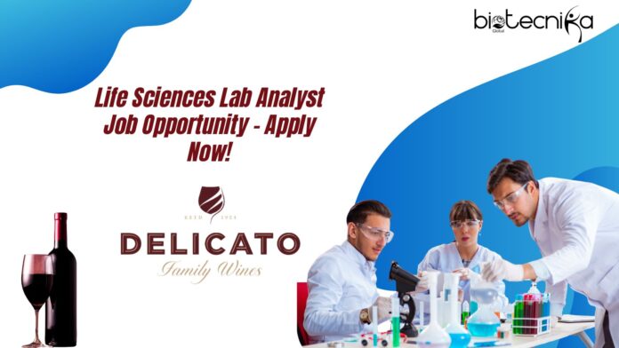 Life Sciences Lab Analyst Job Opportunity - Apply Now!