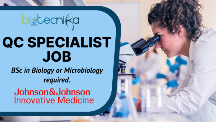 Johnson & Johnson Innovative Medicine Hiring QC Specialist
