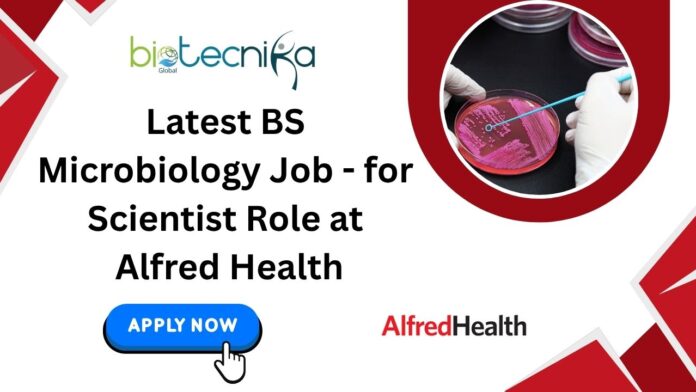 Latest BS Microbiology Job
