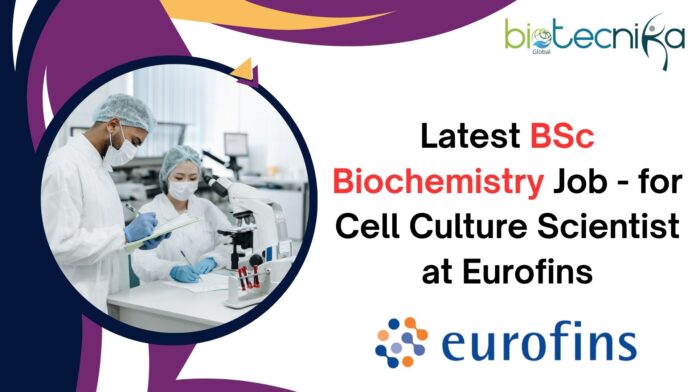 Latest BSc Biochemistry Job