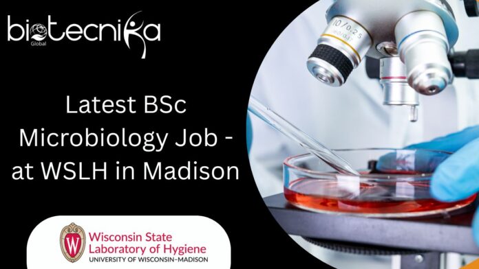 Latest BSc Microbiology Job