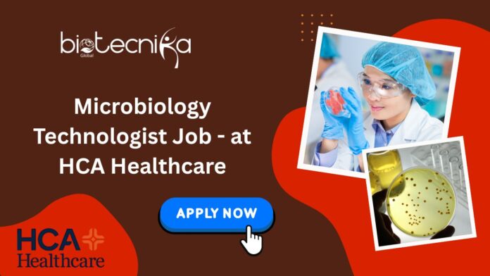 Microbiology Technologist Job - at HCA Healthcare
