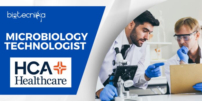 Microbiology Technologist Job at HCA Healthcare | Biomedical Science Candidates Apply Now