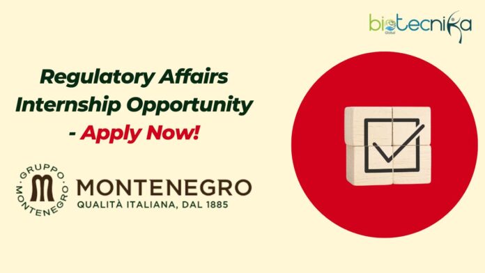Regulatory Affairs Internship Opportunity - Apply Now!