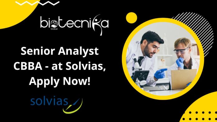 Senior Analyst CBBA