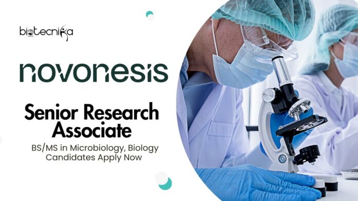 Senior Research Associate Job at Novonesis – BS/MS in Microbiology, Biology Candidates Apply Now