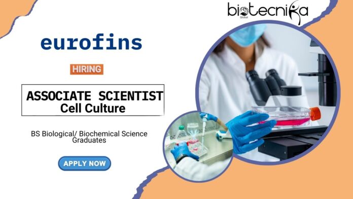 Associate Scientist Job at Eurofins BS Biological Science Graduates Apply Online (2)