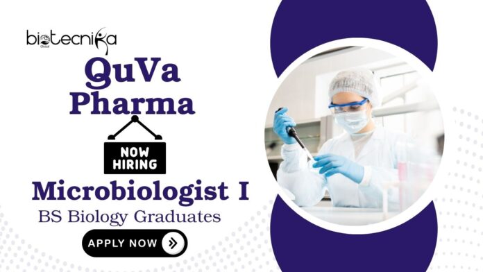 BS Biology Jobs at Quva | Apply Now For The Microbiologist I Role