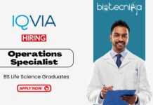 BS Life Science Jobs at IQVIA | Apply Now for the Operations Specialist Role BS Life Science Jobs at IQVIA Apply Now for the Operations Specialist Role