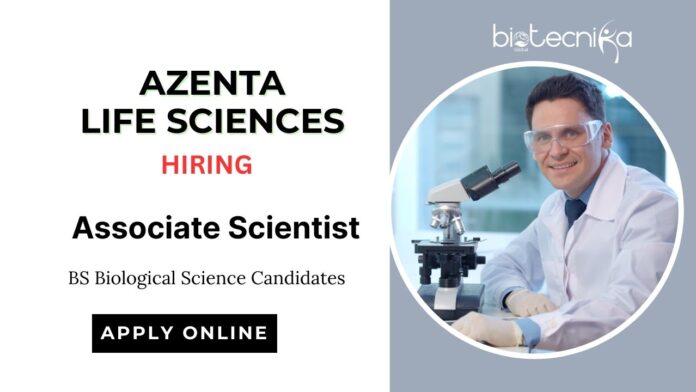 Biological Science Jobs at Azenta Life Sciences | Apply Now for Associate Scientist Position