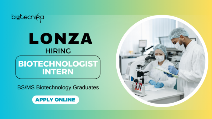 Biotechnology Jobs at Lonza - BS Graduates Apply for the Intern Position (2)