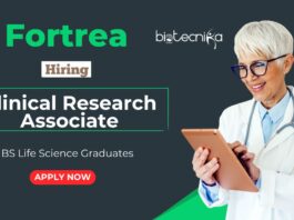 Clinical Research Associate Jobs at Fortrea BS Life Science Graduates Apply Online