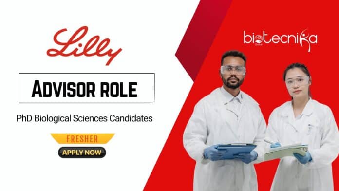 Freshers Biological Science Jobs at Eli Lilly - PhD Candidates Apply Online