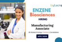 Freshers Biotechnology Jobs at Enzene Biosciences | Apply Now Manufacturing Associate Role Freshers Biotechnology Jobs at Enzene Biosciences | Apply Now Manufacturing Associate Role