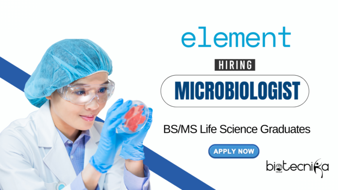 Jobs for Microbiology Graduates BS Graduates Apply Online at Element Materials Technologies (1)