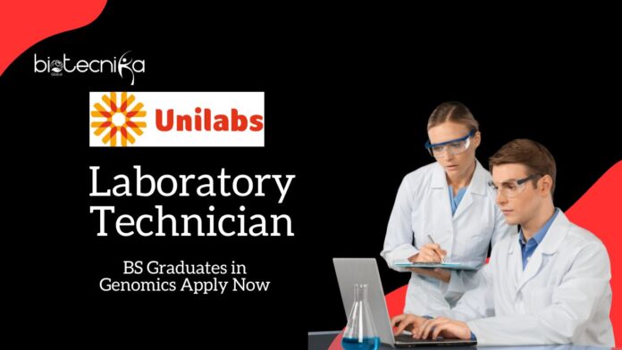 Laboratory Technician Job at Unilabs | BS Graduates in Genomics Apply Now