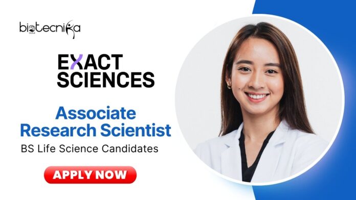 Latest Life Science Jobs at Exact Sciences | Apply Now for Associate Research Scientist