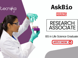 Latest Research Associate Job at AskBio BS Biology Graduates Apply Online