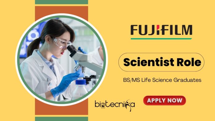 Latest Scientist Job at Fujifilm - MS Life Science Graduates Apply Online