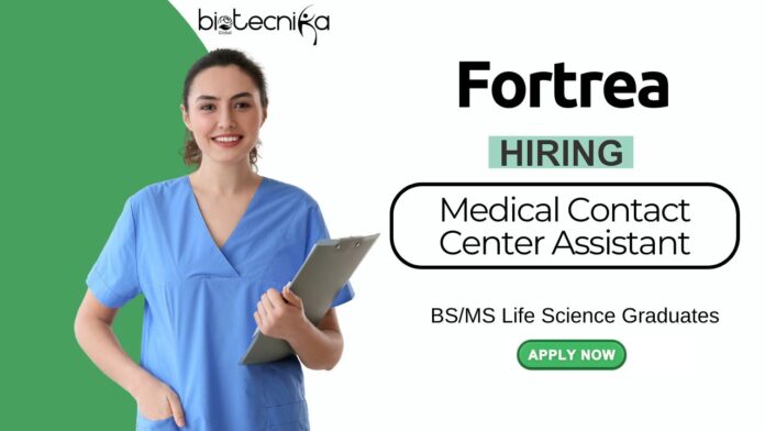 Life Science Job at Fortrea BS Graduates Apply now for the Medical Contact Center Assistant Position (2)
