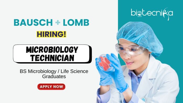Microbiology Jobs at Bausch BS Graduates Apply Now for the Technician Role