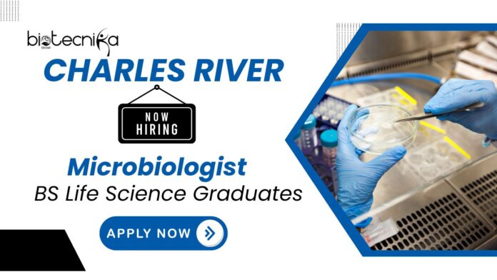 Microbiology Jobs at Charles River | BS Life Science Graduates Apply Now
