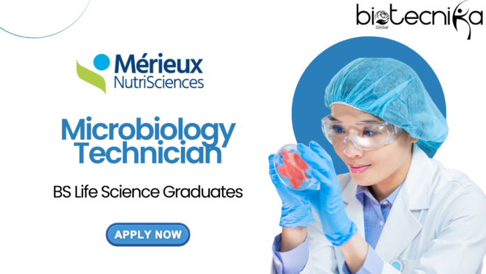 Microbiology Jobs for BS Graduates - Apply Now for the Technician Role at Merieux NutriSciences 