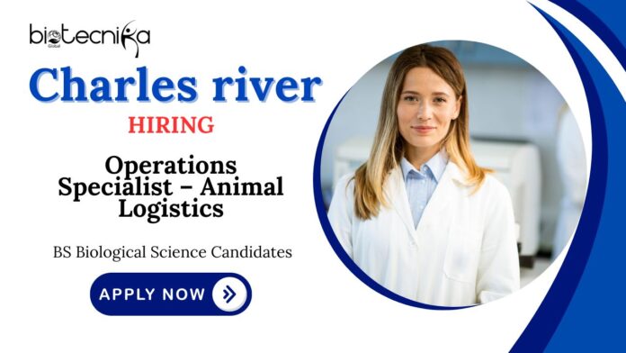 Operations Specialist Jobs at Charles River | BS Biological Science Candidates Apply Now