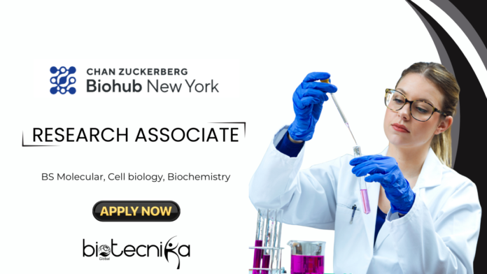 Research Associate Jobs for Freshers - BS Life Science Graduates Apply Now at CZ Biohub NY