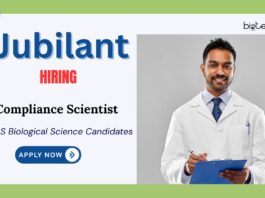 Scientist Position Vacancies at Jubliant | BS Biological Science Candidates Apply Now