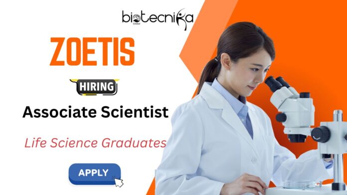 Job Vacancy at Zoetis | BS and MS Graduates Apply Now for the Sr. Associate Scientist Role