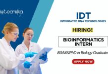 Bioinformatics Jobs at Integrated DNA Technologies | BS/MS Graduates Apply Now Bioinformatics Jobs at Integrated DNA Technologies BSMS Graduates Apply Now