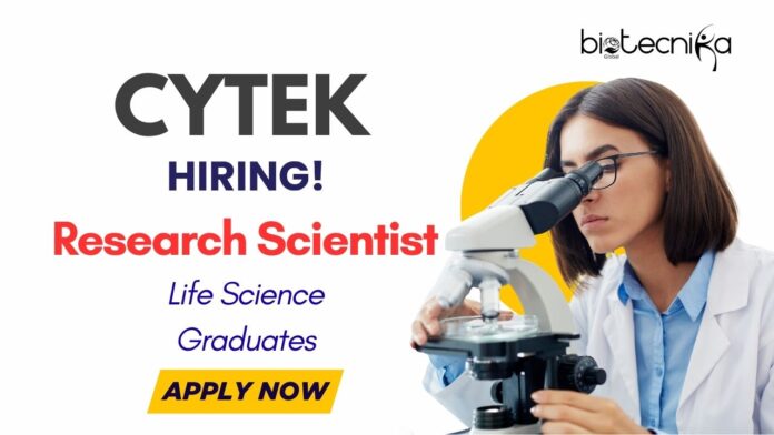 Join Cytek Biosciences as a Research Scientist in US | Life Science Graduates Apply
