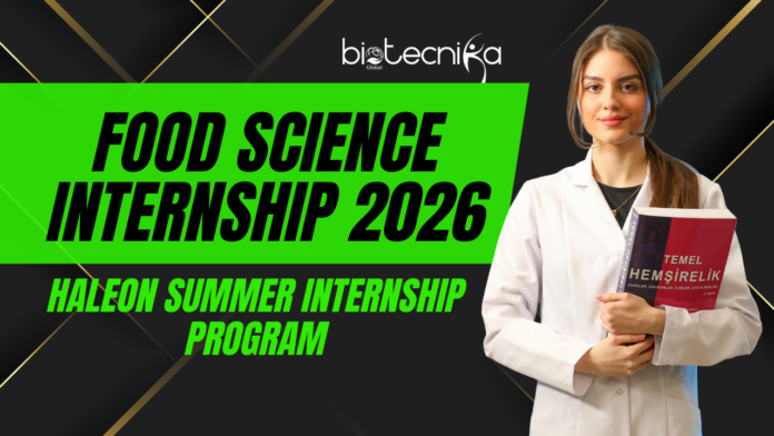 Food Science Internship 2026 Haleon Summer Internship Program - Apply Now