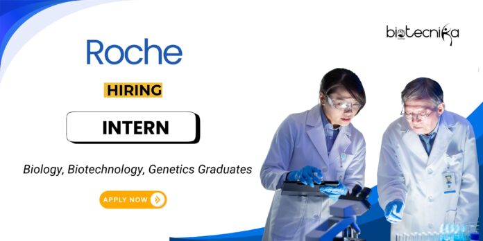 Freshers Biotechnology Jobs at Roche Apply Now for the Intern Position