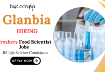 Freshers Food Scientist Jobs at Glanbia | BS Life Science Candidates Apply Now Freshers Food Scientist Jobs at Glanbia | BS Life Science Candidates Apply Now