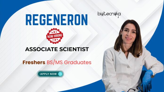 Freshers Job at Regeneron for BS/MS Graduates as Associate Scientist | Apply Now