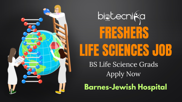 Freshers Life Sciences Job Apply For Molecular Technologist Job at Barnes-Jewish Hospital