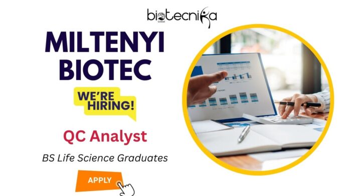 Freshers Quality Control Jobs in Biopharma | Life Science Graduates Apply