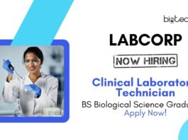 Laboratory Technician Job at Labcorp | BS Biological Science Graduates Apply Now