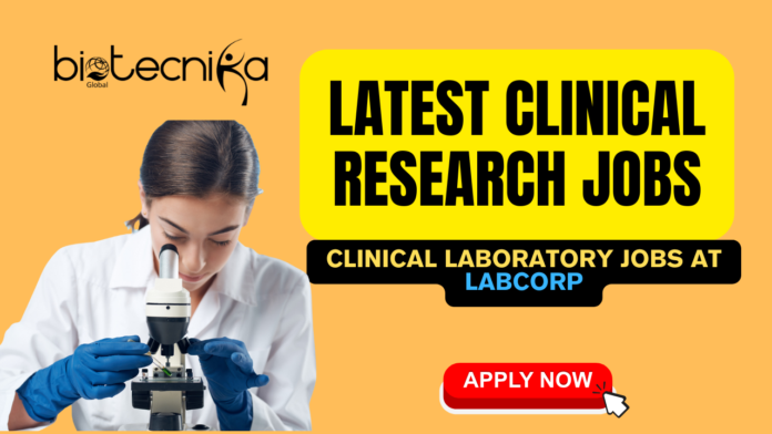 Latest Clinical Research Jobs - Labcrop Hiring Clinical Laboratory Technologist Trainee Role - Apply Now