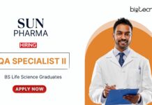 Life Science Jobs at SunPharma | BS Graduates Apply Now for the QA Specialist II Role Life Science Jobs at SunPharma BS Graduates Apply Now for the QA Specialist II Role